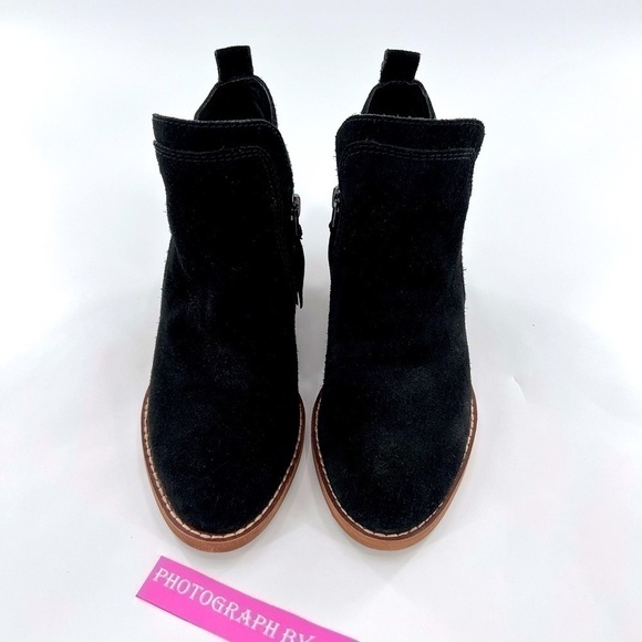 Sam Edelman Shoes Sam Edelman Mathia Black Suede Bootie size 6 - Picture 6 of 13